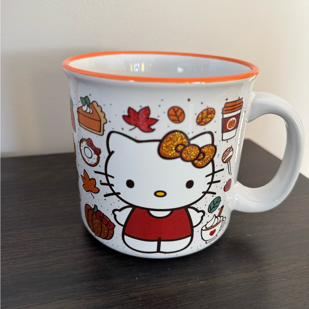 ❌SOLD! ❌ Hello Kitty Autumn Mug - White and Orange - Picture 2 of 4